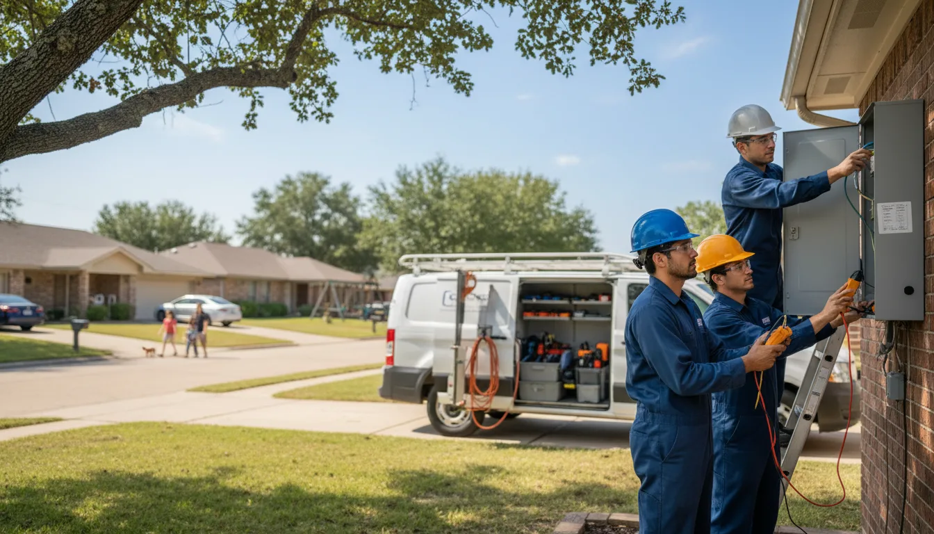 Certified electrician providing emergency electrical services in Stotts City, MO